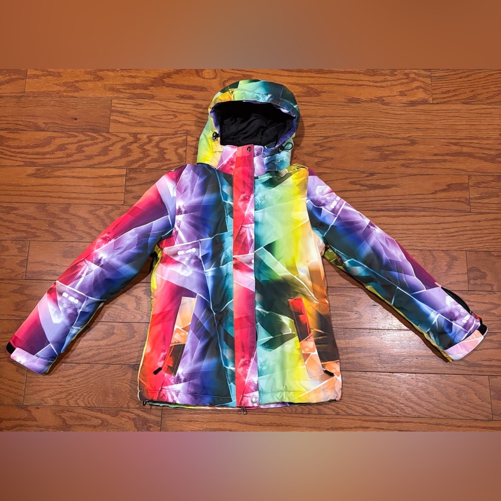 Vibrant Multicolor Aptro ski jacket size XS